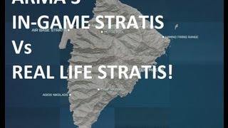 Arma 3 Stratis Real Life Compared to InGame [upl. by Elatsyrc]