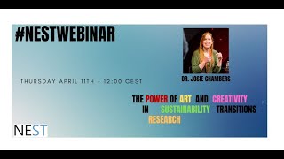 NESTwebinar 33  The Power of Art and Creativity in ST Research  Josie Chambers [upl. by Yenahteb688]