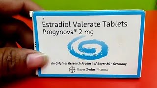 Progynova 2mg Tablet Uses in Hindi  हार्मोन रिप्लेसमेंट थेरेपी  Side Effects  Dose 💊 [upl. by Aerdno613]