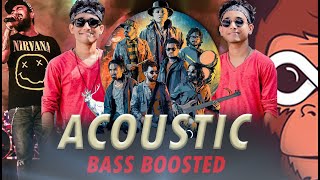 Bass boosted sinhala acoustic song collection  Sinhala bass boosted quality sound and bass boosted [upl. by Ynaffet]