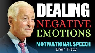 DEALING NEGATIVE EMOTIONS  BRAIN TRACY MOTIVATIONAL SPEECH SUBTITLES [upl. by Araht508]