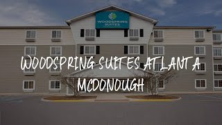 WoodSpring Suites Atlanta McDonough Review  McDonough  United States of America [upl. by Norehs257]