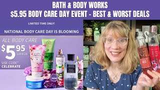 Bath amp Body Works 595 Body Care Day Event  Best amp Worst Deals [upl. by Hailat579]