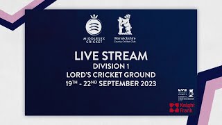 LIVE STREAM  COUNTY CHAMPIONSHIP I MIDDLESEX V WARWICKSHIRE I DAY THREE [upl. by Yatnuhs179]