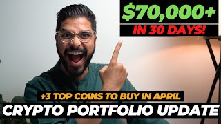 Cryptocurrency Portfolio Update  MY 3 TOP Coins to Invest in April 2021  Coinspot Australia [upl. by Essirahc]