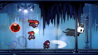 Hollow Knight  Speedrunner vs 4 Hunters from Celeste [upl. by Aronow]