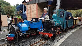 A trip on the South Devon Miniature Railway Sept 2020 [upl. by Marashio]