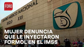 Caso de Nora Medrano Le inyectaron formol en el IMSS  En Una Hora [upl. by Valdemar]