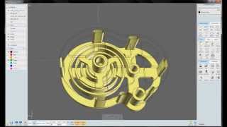 Dannys 3d printed windup clockwork motor [upl. by Martelli7]