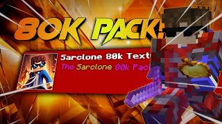 Sarclone 80k Special ✨ Texture Pack for Minecraft bedrock editionminecraft [upl. by Amii]