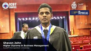 MrShevon John graduated in Higher Diploma in Business Management shared his experience [upl. by Egiap]