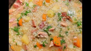 Graupensuppe ein herzhafter und bekömmlicher Eintopf [upl. by Zobe183]