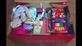 Operation Christmas Child Shoebox Girl 1014 [upl. by Sirod331]