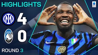 INTERATALANTA 40  HIGHLIGHTS  Thuram nets brace in San Siro goalfest  Serie A 202425 [upl. by Thibault]