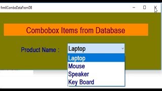 C MS Access Database Tutorial 9  How to Link Combobox with Database values [upl. by Htenay]