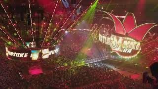 WWE WrestleMania 34 Shinsuke Nakamura Live Entrance [upl. by Kenny]