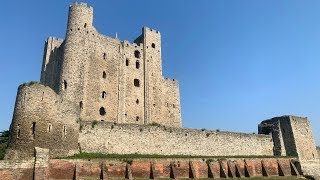 Rochester Castle Walk Through Tour 2019  4K [upl. by Glovsky809]