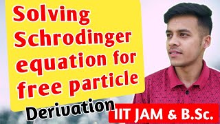 Quantum mechanicslecture43 Solving Schrodinger equation for free particle [upl. by Hedda651]