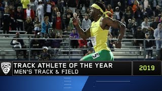 Oregon sprinter Cravon Gillespie takes home Pac12 Mens Track Athlete of the Year accolades [upl. by Ahsyt369]