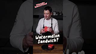 Is This Watermelon Sandwich Even Legal 😲 FoodShorts [upl. by Yreme]