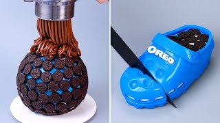 18 OREO Chocolate Cake Decorating Ideas Holiday  So Yummy FONDANT Cake  DIY Colorful Cake Recipe [upl. by Nerat]