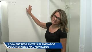 Loja entrega móveis planejados pela metade e mal montados [upl. by Veronika]