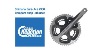 Shimano DuraAce 7950 Compact 10sp Chainset [upl. by Dode]