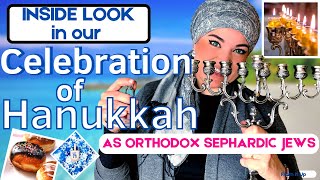 INSIDE LOOK at the Celebration of Hanukkah as Orthodox Sephardic Jews [upl. by Ycinuq]