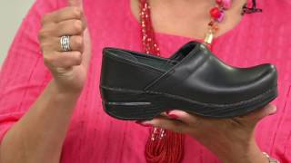 Dansko Professional Leather Clogs in Neutrals on QVC [upl. by Yniattirb]