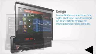 DVD Automotivo Pioneer AVH5480 [upl. by Bounds]