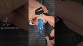 Tuto flocons de neige facile ❤️tutoflocon tutoonglesdebutantes béziers nailart nailtutorial [upl. by Ora]