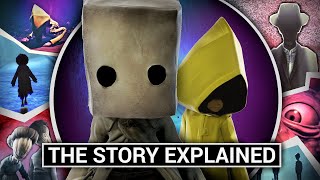 Little Nightmares 2 The Story amp All Endings Explained Horror Game Theories [upl. by Garwin]