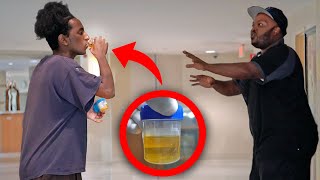 Stealing Pee Samples Prank [upl. by Leuname]