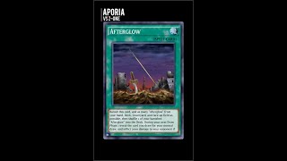 Yugioh Duel Links  Aporia uses Afterglow against ZONE [upl. by Aluap304]