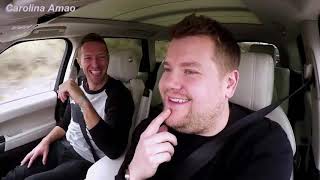 Chris Martin Carpool Karaoke「Sub Español」P 1  By Carolina Amao [upl. by Nehtanhoj]