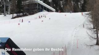 Slalom der SnowbikeWM auf der Hannigalp ob Grächen [upl. by Aneekal]