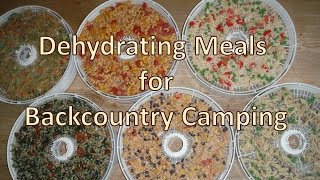 Dehydrating Meals for Backcountry Camping [upl. by Waneta447]