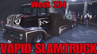 GTA 5  Week 234 LUCKY WHEEL PODIUM VEHICLE VAPID SLAMTRUCK Did you win it [upl. by Nevaed48]