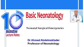 Neonatal Surgical Emeregencies [upl. by Kleon866]