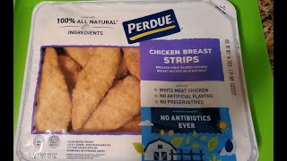 Perdue Chicken Strips Food Review and Taste Test  Taste Test Tuesday [upl. by Rheims49]