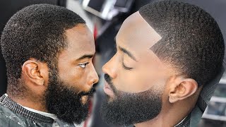 HE PAID 300 FOR THIS PERFECT HAIRCUT LOW BALD TAPER FADED BEARD HAIRCUT TUTORIAL [upl. by Natfa985]