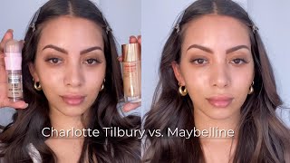 CHARLOTTE TILBURY FLAWLESS FILTER DUPE  MAYBELLINE 4 IN 1 PERFECTOR makeupdupes makeuphacks [upl. by Ylrrad]