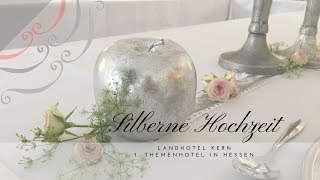 Tischdeko zur Silbernen Hochzeit [upl. by Nobie]