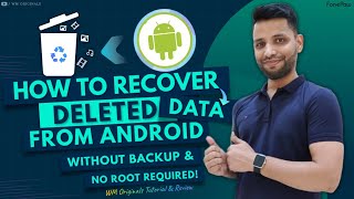 How to Recover Deleted Android Photos amp Videos without Backup amp Root 2023 Restore Deleted Files [upl. by Walrath]