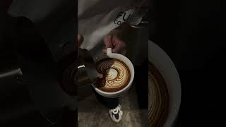 How to make latte art 2024  Barista  🍁🕊️shorts coffee status latte follow barista foryou [upl. by Sivraj]