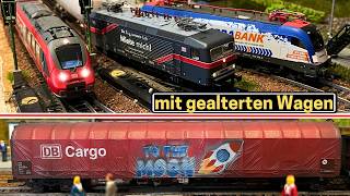 Gealterte Wagen im bunten Bahnbetrieb [upl. by Larry]