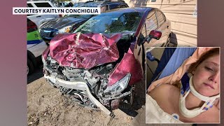 Woman claims Florida driver pushed her into oncoming traffic following road rage incident [upl. by Downs]