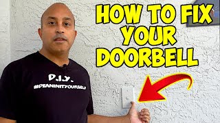 Doorbell not working How to fix it 2022 [upl. by Nelluc338]