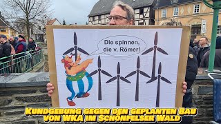 24032024 Kundgebung in Neumark gegen die geplanten Windkraftanlagen im Schönfelser Wald [upl. by Anoval]