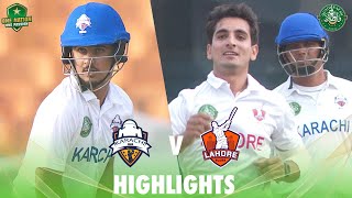 Full Highlights  Karachi Whites vs Lahore Blues  Day 1  Match 28  QeAT 202324  PCB  M1U1A [upl. by Eenoj]